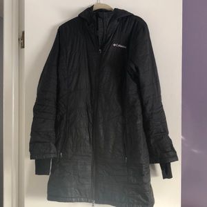 Black Columbia Winter Coat with Omniheat